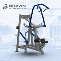 Brawn Strength Appareil de musculation commercial à charge libre Super Lat Pulldown pour entraînement circulaire OEM ODM MPA-015
