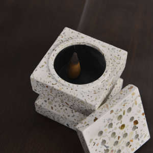 Quemador de incienso de mármol puro, soporte para Bakhoor, incensario de resina, ideal para aromaterapia, yoga, spa, hogar, decoración cristiana para iglesias. - Product Image 5