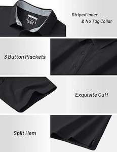 Camisas de Lujo para Hombre, de Algodón, Tallas Grandes Disponibles, de Alta Calidad, Bordadas, de Secado Rápido, Manga Corta, Diseño Liso, Venta al Por Mayor - Product Image 2