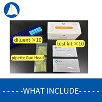 Kits de test rapide pour le virus de l'hépatite infectieuse canine (VHIc) par fluorescence POCT ICH Ab, prix usine, pour échantillons de plasma de chiens, résultats en 10 minutes