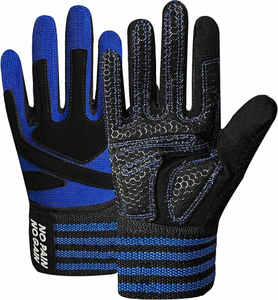 Gants de musculation CLOVIX SPORTS Pro avec sangles de soutien intégrées pour les poignets, antidérapants, rembourrés, pour la salle de sport, l'entraînement et la remise en forme - Product Image 1