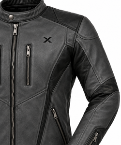 Chaqueta de Motocicleta de Cuero de Marca Privada |   Negro Carbón, Rojo, Bronceado |   Fabricante OEM ODM |   Diseño de Calidad Premium |   Ropa de Carreras | - Product Image 3
