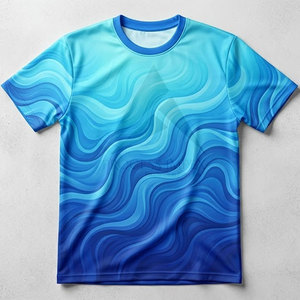 T-shirt personnalisé pour homme en polyester léger à séchage rapide, imprimé sur toute la surface, pour la gym et le sport, Process Impex - Product Image 1