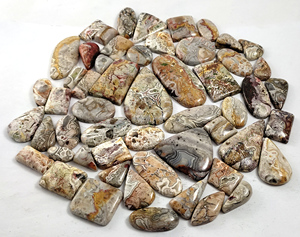 Wholesale Hot Selling Crazy Lace Agate Cabochon High Quality Mixed Size Natural Loose Gemstones Jewelry - Product Image 4