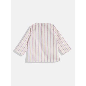 Kurta Amarilla para Niños con Dhoti y Chaqueta, Estampado Completo, Mangas Largas, Estilo Étnico, Poliéster, para Bodas y Fiestas - Product Image 3