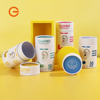 Boîte d'emballage cylindrique en papier de qualité alimentaire, écologique, recyclable, imprimée sur mesure, de luxe, fabriquée par Rts Factory, pour le thé, les grains de café