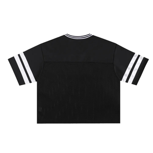 Maillots de football personnalisés de haute qualité, respirants, à séchage rapide, avec empiècements en mesh, coupe ample, imprimés par sublimation, personnalisables, t-shirts d'entraînement - Product Image 2