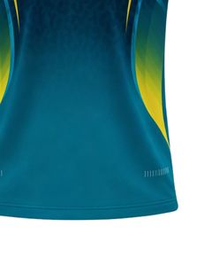 เสื้อโปโลผู้ชายสีเขียวอมฟ้าและเหลือง แขนสั้น ลายกราฟิก ชุดกีฬา ระบายอากาศได้ดี โพลีเอสเตอร์ เสื้อยืดลำลองสำหรับฝึกซ้อมและตีกอล์ฟ - Product Image 6