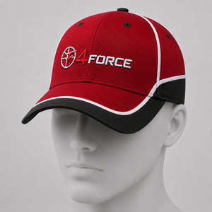 Gorra de Béisbol Roja con Logotipo Bordado, Diseño Ajustado de 6 Paneles, Estilo Deportivo Unisex, Gorras de Béisbol de Tela Twill - Product Image 2