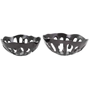 Bol noir moderne, finition polie, design rond, vaisselle de table - Product Image 3