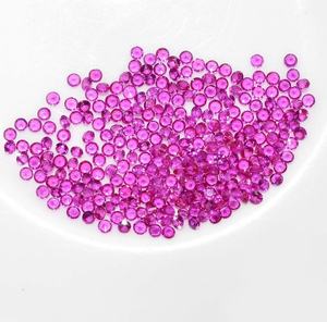 Saphir rose naturel, taille ronde, calibré, pierre précieuse certifiée, non traitée, lot prêt pour la sertissage de bijoux - Product Image 4