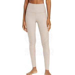 Legging de fitness pour femme, look moderne, logo personnalisé, polyester/spandex, vêtements de sport, taille haute - Product Image 1