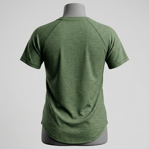 T-shirt athlétique élégant à manches courtes ProudMotion, tissu doux, léger, vêtements décontractés pour la salle de sport - Product Image 6