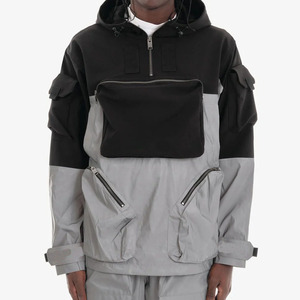 Chaqueta Cortavientos Ligera de Invierno para Hombre con Logotipo Personalizado, Chaqueta de Senderismo y Running de Secado Rápido con Cierre y Logotipo Frontal, Proveedor OEM - Product Image 1