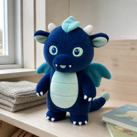 Fabricant de peluches personnalisées CE CPC ASTM, dinosaure maléfique sur mesure avec porte-clés en peluche, figurines en peluche personnalisées
