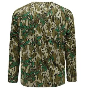 เสื้อยืดลายพราง Realtree สำหรับผู้ชาย ผ้าโพลีเอสเตอร์ 100% คอกลม แขนยาว เสื้อสำหรับล่าสัตว์และกิจกรรมกลางแจ้ง ระบายอากาศได้ดี เสื้อผ้าลายพรางสำหรับล่าสัตว์ - Product Image 2