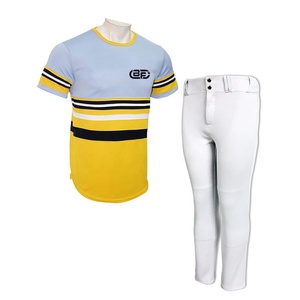 Uniformes d'équipe de softball et de baseball de meilleure qualité, vêtements de sport personnalisés en sergé sublimés de haute qualité - Product Image 1