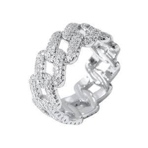 แหวนเงินแท้ 925 ประดับเพชรโมอิสซาไนต์ ดีไซน์ Eternity Band สำหรับงานแต่งงานและสวมใส่แฟชั่นประจำวัน มีจำหน่ายในราคาส่งออก - Product Image 2