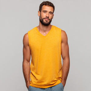 เสื้อกล้ามผู้ชาย Regal Three ระบายอากาศ แห้งเร็ว ป้องกันรังสียูวี ทรงเข้ารูป เหมาะสำหรับออกกำลังกาย ผลิตจากโพลีเอสเตอร์/คอตตอน คอวี - Product Image 3