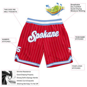 Customized Sublimation Shorts for Men Sports Team Shorts Club Name Shorts Training Shorts <b>Custom</b> Logo Shorts Manufacturer - Product Image 5