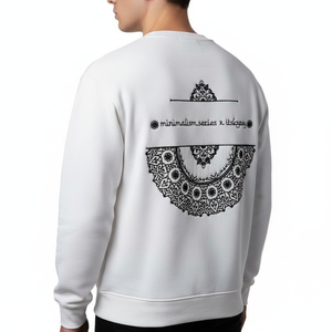 Sweat-shirt pour homme, broderie, col rond, manches longues, imperméable, coupe-vent, sur mesure, OEM, vente en gros - Product Image 2