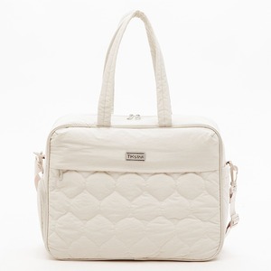 Bolsa de Gimnasio Acolchada Blanca, Bolsa Casual, Bolsa Deportiva, Bolsa de Almacenamiento, Bolsa Cruzada Ajustable - Product Image 1