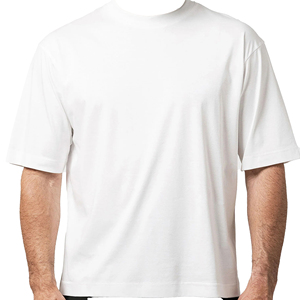 เสื้อยืดทรงบ็อกซี่สตรีทแวร์ผู้ชาย ผ้าฝ้าย 100% ทรงปกติ แขนสั้น รับผลิตแบบ OEM ODM แบรนด์ส่วนตัว น้ำหนัก 180 กรัม - Product Image 6
