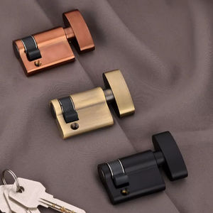 Cilindro de cerradura duradero de 60 mm, de latón pulido, para muebles de oficina comerciales y proyectos de diseño de interiores. - Product Image 4