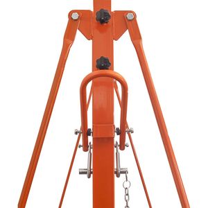 Grue portique tout acier à hauteur réglable, capacité 1100 lb, verrouillage automatique, 95 min. Hauteur 142 Max. Roulettes pivotantes verrouillables 20m - Product Image 6