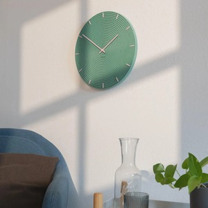 นาฬิกาแขวนผนังทรงกลม ดีไซน์เรียบหรู โครงโลหะแข็งแรงทนทาน เหมาะสำหรับห้องนั่งเล่น ห้องนอน และสำนักงาน จากอินเดีย - Product Image 3