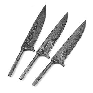 Cuchillo de Chef Personalizado Hecho a Mano Jexmoo con Hoja de Acero de Damasco y Funda de Cuero - Regalo para Chef - Product Image 3