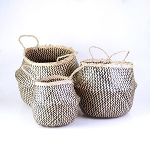 <b>Large</b> order cheapest price sea grass <b>baskets</b> seagrass foldable laundry <b>basket</b> for wholesale buyers - Product Image 1