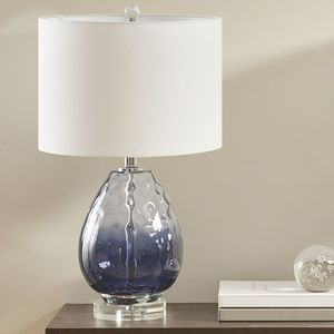 Lampe de table en verre ombré - Product Image 1