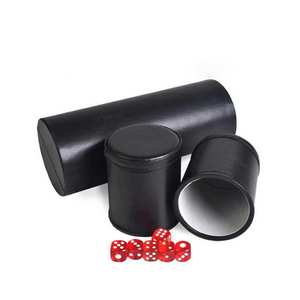 Party Games Leather Dice <b>Cup</b> Set with Magnetic Closure dice <b>shaker</b> <b>cups</b> set KTV Entertainment Dice Box - Product Image 1