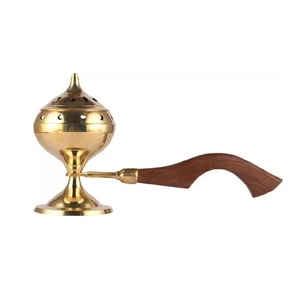 Quemador de Incienso de Latón Indio Hecho a Mano para Rituales y Reuniones Familiares, Templo Religioso, al por Mayor y Barato Directo de Fábrica - Product Image 2