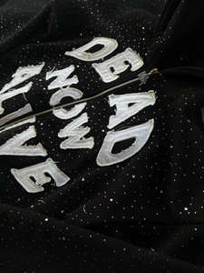 Sudadera con capucha de forro polar de invierno con pedrería de diamantes, estilo urbano, oversize, personalizada, de gran gramaje y corte holgado con cremallera para hombre, tendencia 2026 - Product Image 2