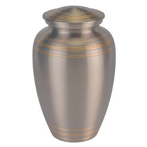 โกศบรรจุอัฐิอะลูมิเนียมลายพระอาทิตย์สีทอง โกศอะลูมิเนียมร่วมสมัยลายพระอาทิตย์สีทอง - Product Image 2