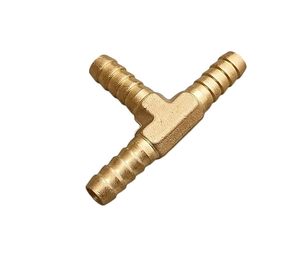 Conector en T de latón fundido de 1/8 pulgada (6 mm) de baja presión para tuberías de agua - Product Image 6