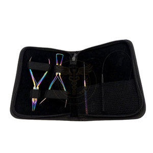 Kit d'outils de pose d'extensions capillaires en acier inoxydable de haute qualité, best-seller, léger et durable, pour l'ouverture et l'ajustement des anneaux, idéal pour les salons. - Product Image 3