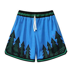 กางเกงขาสั้นตาข่ายผู้ชายขายส่ง สำหรับออกกำลังกาย เล่นกีฬา ซับเหงื่อ ใส่ชายหาด ฤดูร้อน ผลิตในปากีสถาน - Product Image 1