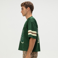 Großhandel Vintage Sport Boxy Mesh T-Shirt Kurzarm Fußball Fan Trikot mit individuellem Design und Nummer