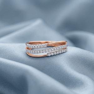 Bague de luxe en diamant de laboratoire, or massif 10K 14K 18K ou argent 935 ou 925, bijoux fins sur mesure, cadeau pour elle, pour sa femme - Product Image 1