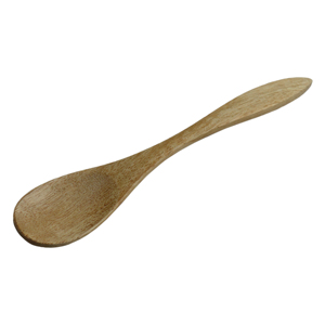 Cuchara de ensalada pulida decorativa, juego de cucharas de sopa de diseño de madera para servir comida, diseño para cocina y hotel, cubertería natural. - Product Image 4