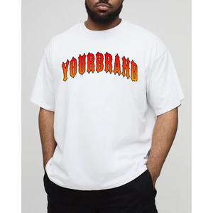 Camiseta con Logotipo Personalizado, 240GSM, Oversize, Corte Recto, Algodón Grueso, Hombros Caídos, para Hombre - Product Image 4