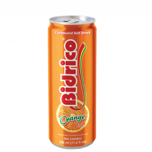 Hot Selling Orange Soft Drink 330ml Bidrico Brand Refreshing Carbonated <b>Beverage</b> Competitive Price Wholesale Export - Product Image 1