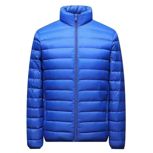 Men's Lightweight Stand Collar Outdoor Jacket Quick Dry Water Resistant Puffer Zipper Closure Long Sleeve <b>Bubble</b> <b>Coat</b> for Winter - Product Image 2
