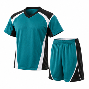 Ensemble uniforme de lacrosse pour hommes à col en V et short, prix de gros, design unique, 100 % polyester, manches courtes - Product Image 3