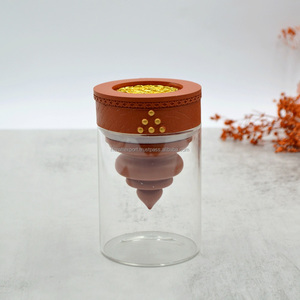 Mabkhar ชุดธูปไม้สีขาวมีลายดาวทรงกลมด้ามไม้สำหรับโบสถ์บ้านหรือตกแต่งงานแต่งงาน - Product Image 4