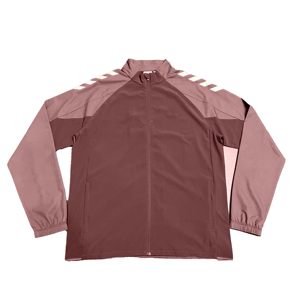 Blouson de motard marron pour homme, col montant, fermeture éclair, couleur unie, style sportif, vêtement d'automne, coupe classique, en polyester - Product Image 3
