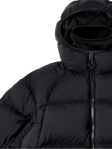 Blouson d'hiver personnalisé pour homme en toile matelassée, respirant, imperméable, col montant, style urbain, fermeture éclair, noir, face avant en coton - Product Image 5